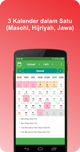 Kalender Indonesia dan Jadwal  Screenshot 2 - AppWisp.com