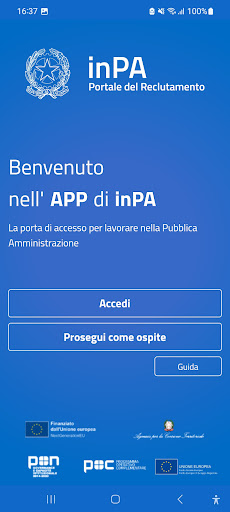 Android application inPA screenshort