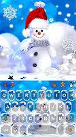 screenshot of Blue Christmas Theme