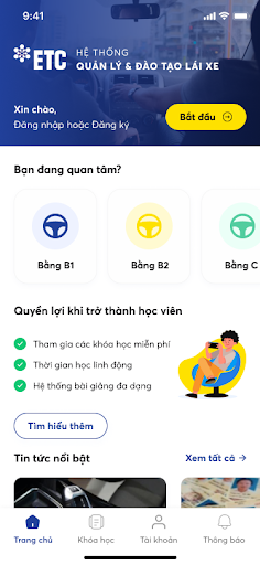 Android application eTrainform screenshort