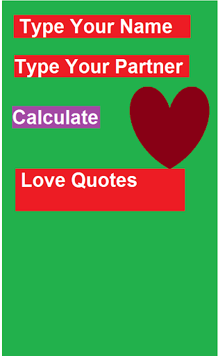 Africa Love Calculator Screen 2