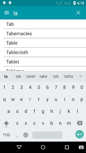 English To Tamil Dictionary Screen 2