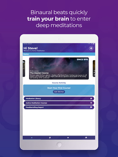 Screenshot of Active Meditation