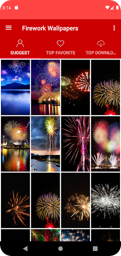 Android application Firework Live Wallpaper 2023 screenshort