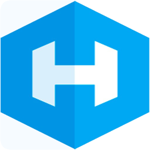 H logo. P Hub icon. V,G Hub icon'. H script