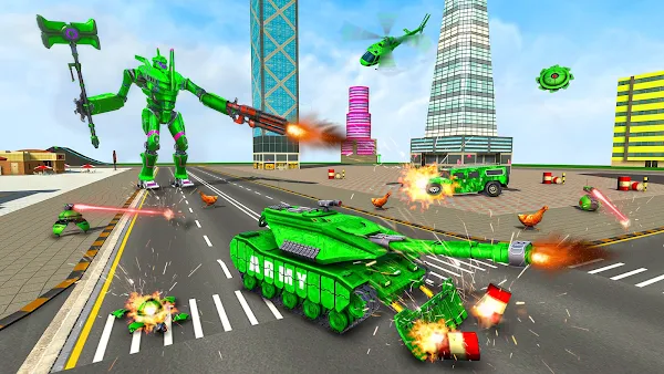 Tank Robot Game Army Games screenshot 6