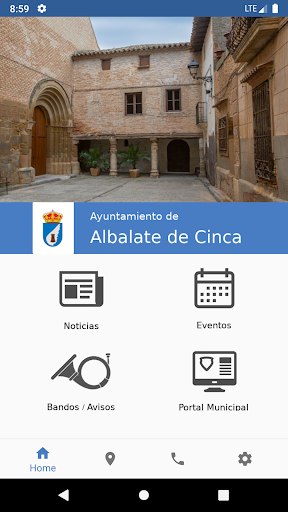Android application Ayuntamiento Albalate de Cinca screenshort