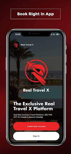 Android application Real Travel X screenshort
