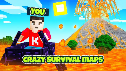 Survival Maps for Minecraft PE