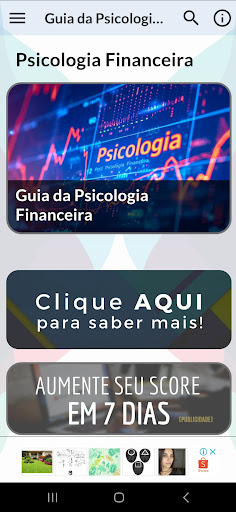 Android application Guia da Psicologia Financeira screenshort