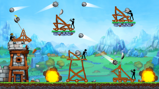 The Catapult — King of Mining Epic Stickman Castle 5