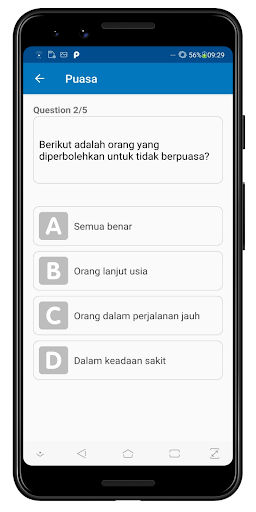 Kuis Islam - Tambah Pengetahua Screen 3