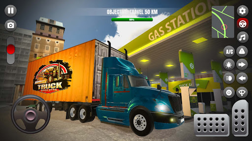 Truck Simulator games- Wheel Screen 2