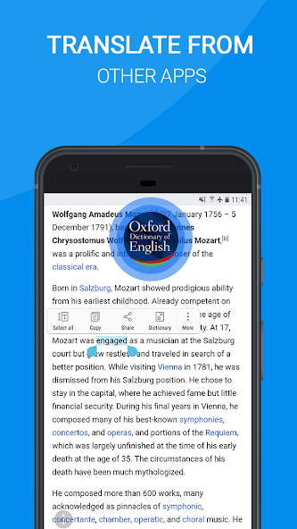 Oxford Dictionary of English banner