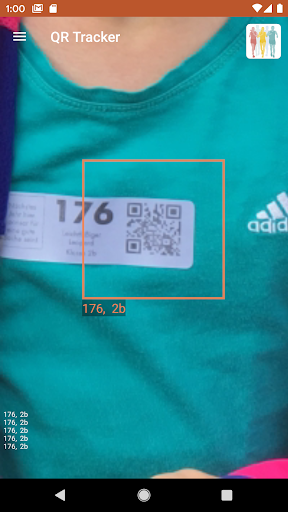 Android application QR Tracker -- QR Code Lap Coun screenshort