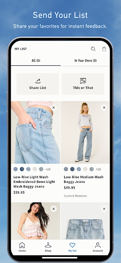 Screenshot of Hollister Co.