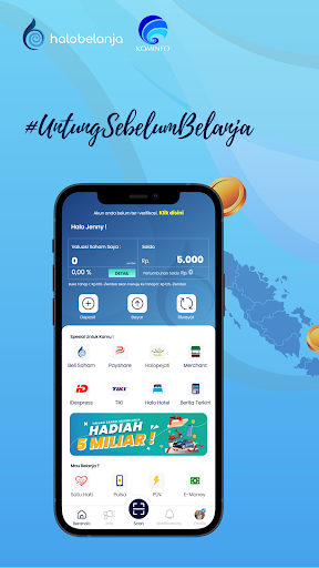 Android application HaloBelanja dot Com screenshort