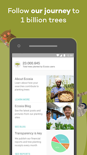 Ecosia Trees amp Privacy Screenshot