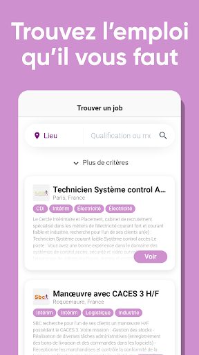 Jobgate : Emploi et Gestion Screen 2