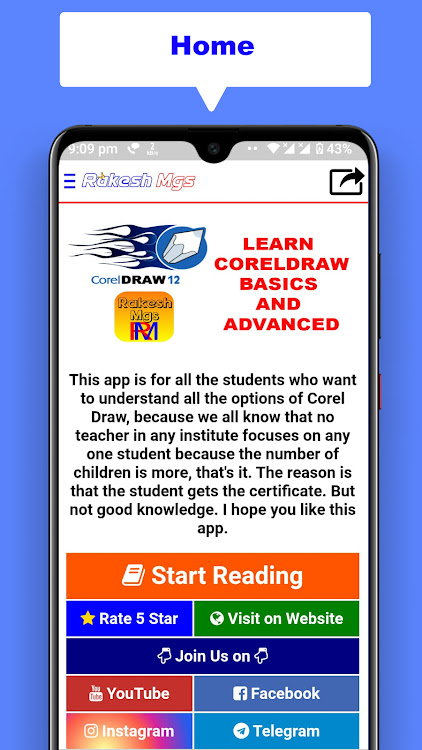 Learn CorelDRAW in English - 9.9.0 - (Android)