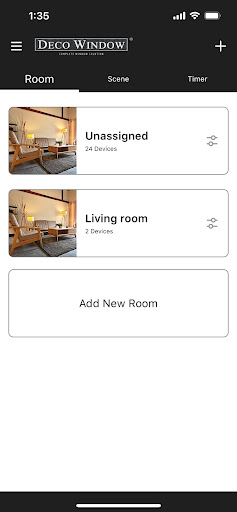 Decowindow Smart Home App Screen 3