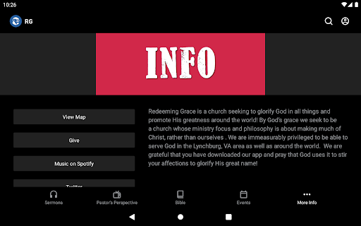 Screenshot of Redeeming Grace