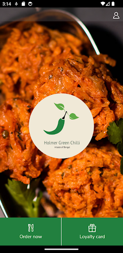 Android application Holmer Green Chilli screenshort