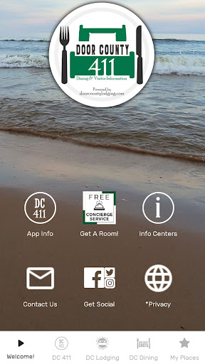 Android application Door County 411 screenshort