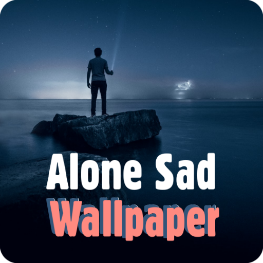 Alone sad wallpaper logo