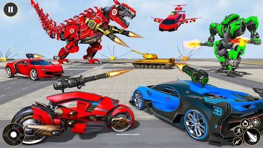 Dino Robot Transform Car Games