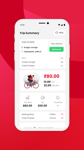 Android application OYA- Rider screenshort