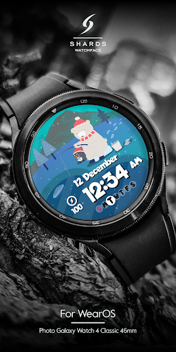 SH010 Watch Face, WearOS watch Screen 3