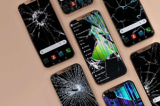 Android application Broken Screen Wallpaper HD 4K screenshort