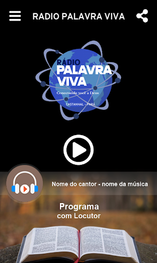 Android application RÁDIO MISSIONÁRIA PALAVRA VIVA screenshort