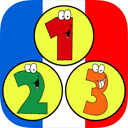 French Numbers 0-10 Flash Card logo