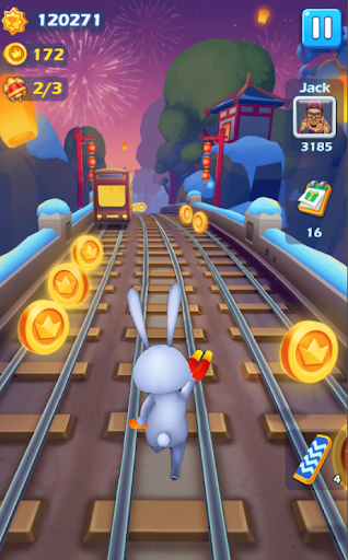 Subway Pets Runner Cat Screen 2