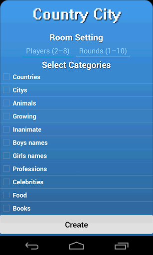 Country City - Words Puzzle