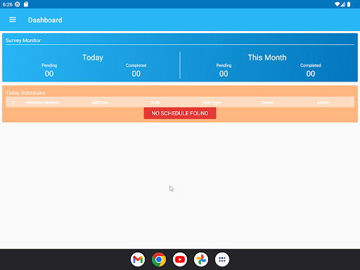 SMS - Survey Management System Screen 3