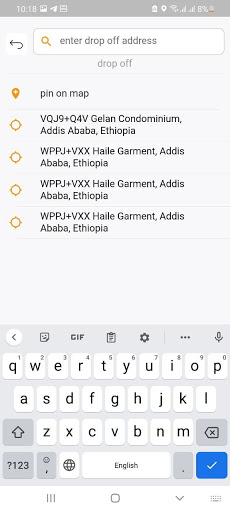 Halal Taxi Screen 3