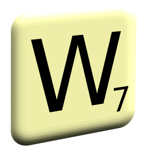 7 letters for 1 word logo