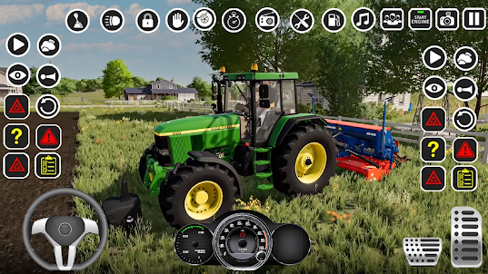 Farm Tractor Farming Game 2024