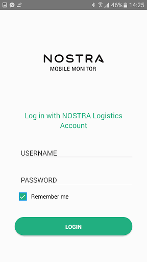 Android application NOSTRA Mobile Monitoring screenshort