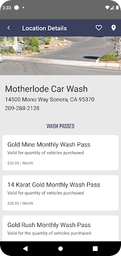 Motherlode Car Wash Screen 3