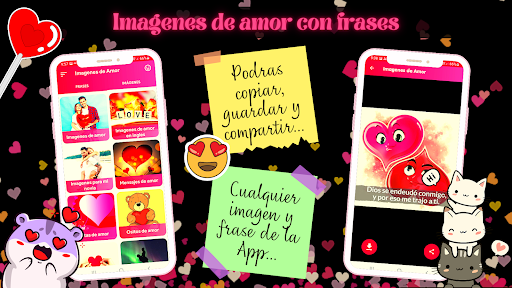 Android application Love Images with Phrases screenshort