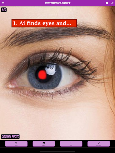 Red Eye Corrector and Remover AI