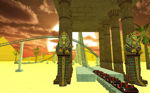 VR Desert Roller Coaster Egypt Screen 3