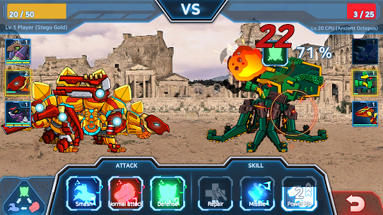 Dino Robot Battle Field – Armoured Dinosaurs War v3.6.0 Mod (Unlimited money) 2
