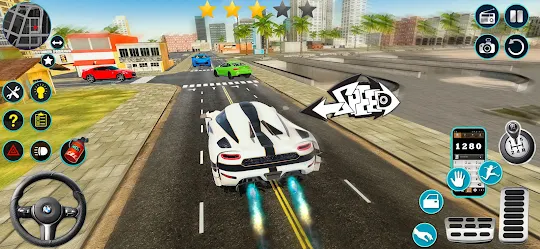 Open World Driving Car Sim 3D