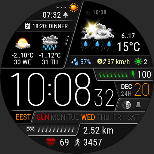 Weather watch face W6 Logo