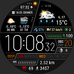 Icon image Weather watch face W6